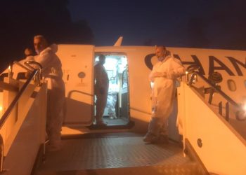 “أجنحة الشام للطيران تنفذ اليوم رحلةً لإجلاء الرعايا السوريين العالقين في مدينة بنغازي إلى أرض الوطن”