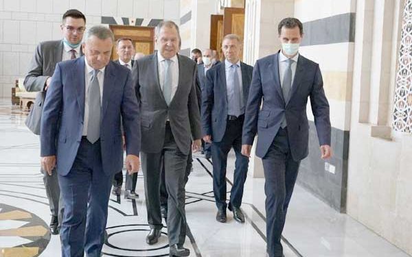 الرئيس الأسد يستقبل وفدا روسيا برئاسة السيد يوري بوريسوف نائب رئيس الوزراء