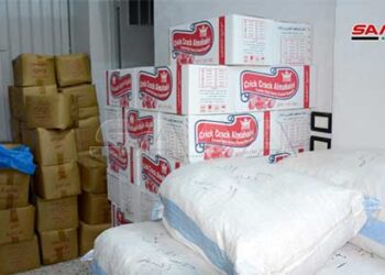 ضبط منشأة غذائية تستخدم مواد منتهية الصلاحية في جبلة بريف اللاذقية