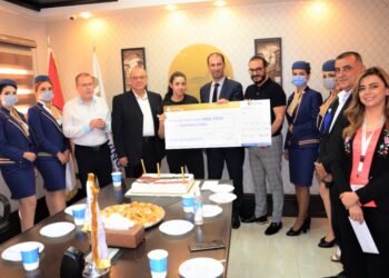 اجنحة الشام للطيران تكرم لاعبة كرة الطاولة هند ظاظا