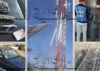 القبض على سارق أحد أبراج شبكة الخليوي بحماة