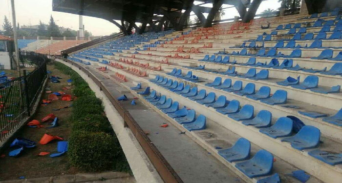 شغب وعبث بالمنشآت الرياضية