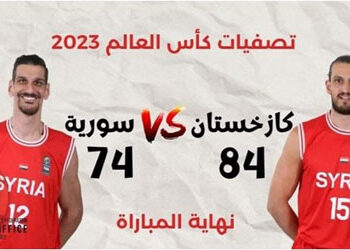 منتخب سورية  لكرة السلة يخسر أمام كازاخستان