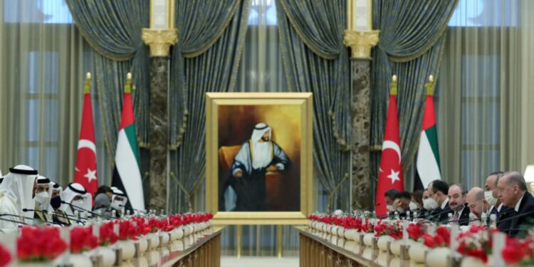 إردوغان في الإمارات للمرة الأولى منذ 9 سنوات