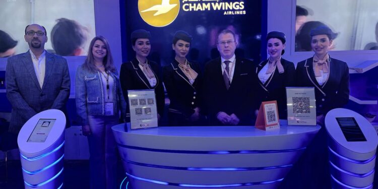 مشاركة متميزة لأجنحة الشام للطيران في معرض سوق السفر العربي ATM وجديدها بمناسبة المعرض تطبيق برنامج الولاء (شام مايلز) لعملائها