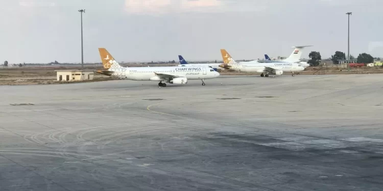 مطار دمشق الدولي بالخدمة ..و مدير تطوير العلاقات اسامة ساطع يصرح :اجنحة الشام للطيران  أعادت برمجة رحلاتها إليه