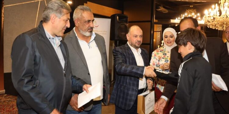 بنك سورية الدولي الإسلامي يكرم منتخب سورية للأشبال الفائز ببطولة غرب آسيا لكرة المضرب